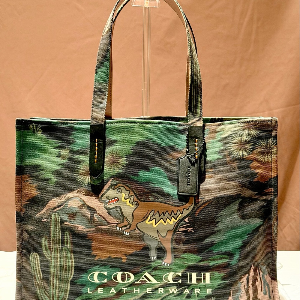 NWT RARE Coach Rexy Tote 42 – Western Landscape Edition